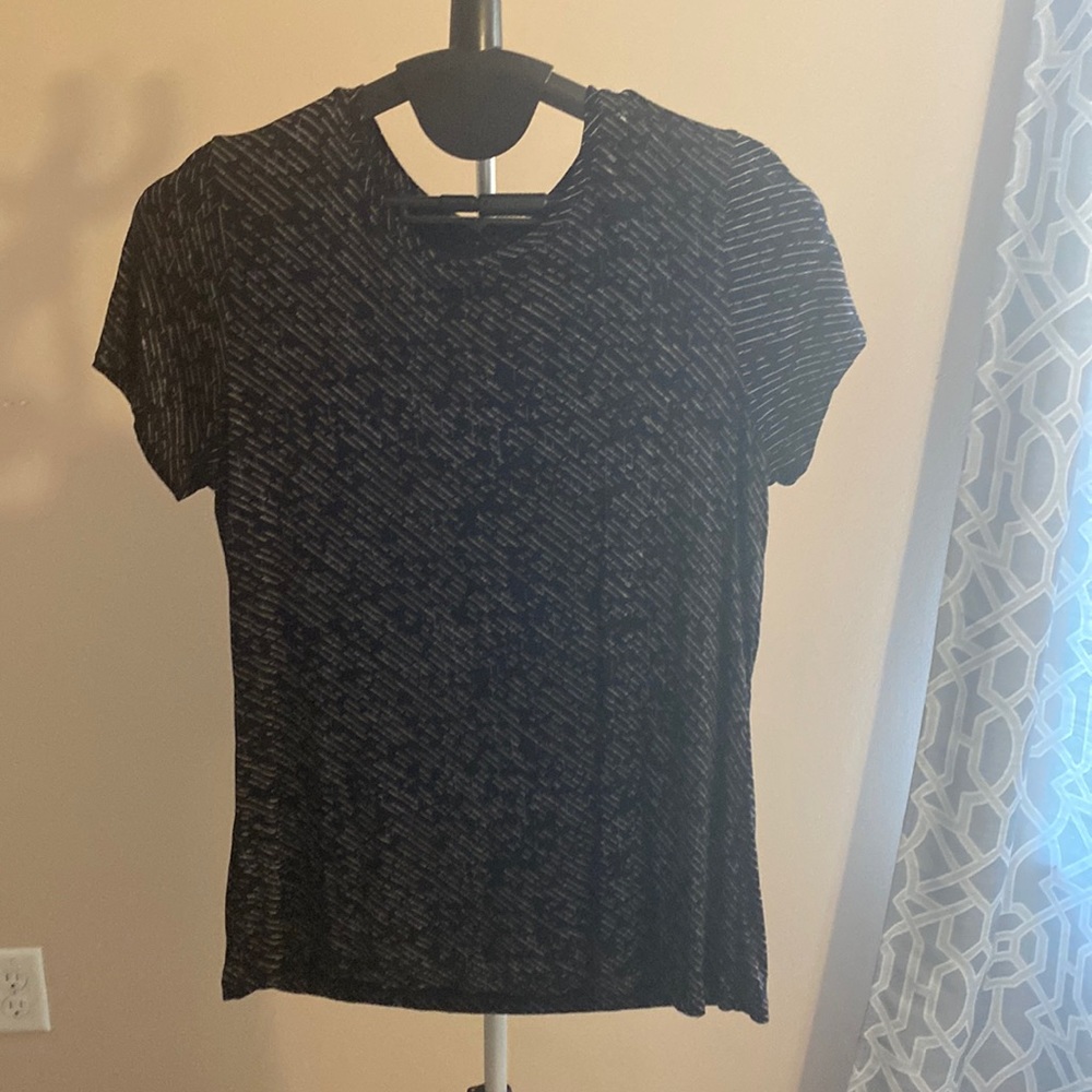 Black Pattern T-shirt